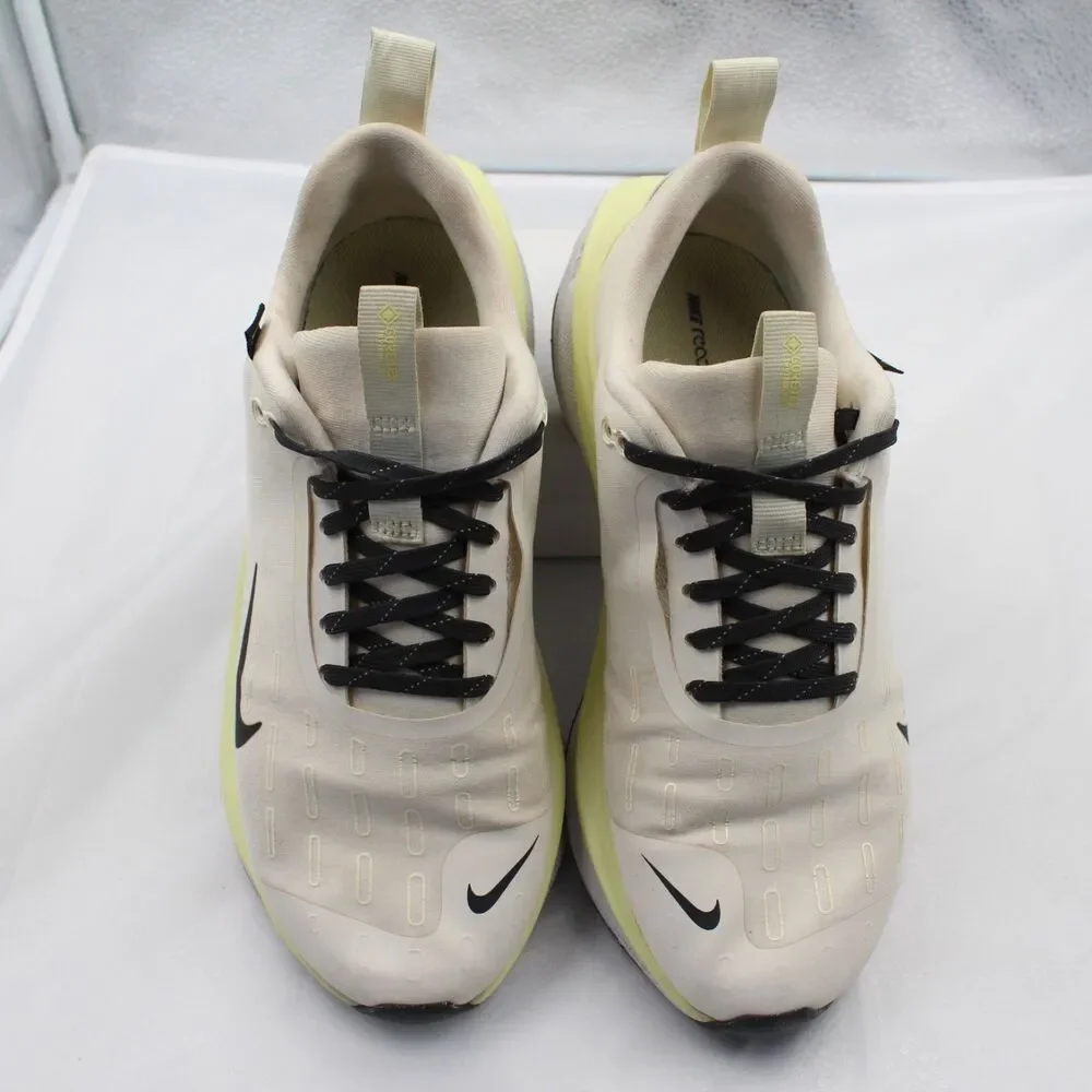 Nike ReactX Infinity Run 4 GORE-TEX Pale Ivory White Black Sz 9